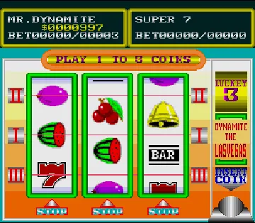 Dynamaite the Las Vegas (Japan) screen shot game playing